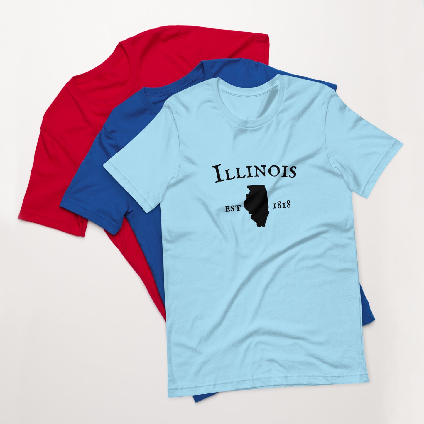 "Illinois Established In 1818" T-Shirt - Weave Got Gifts - Unique Gifts You Won’t Find Anywhere Else!