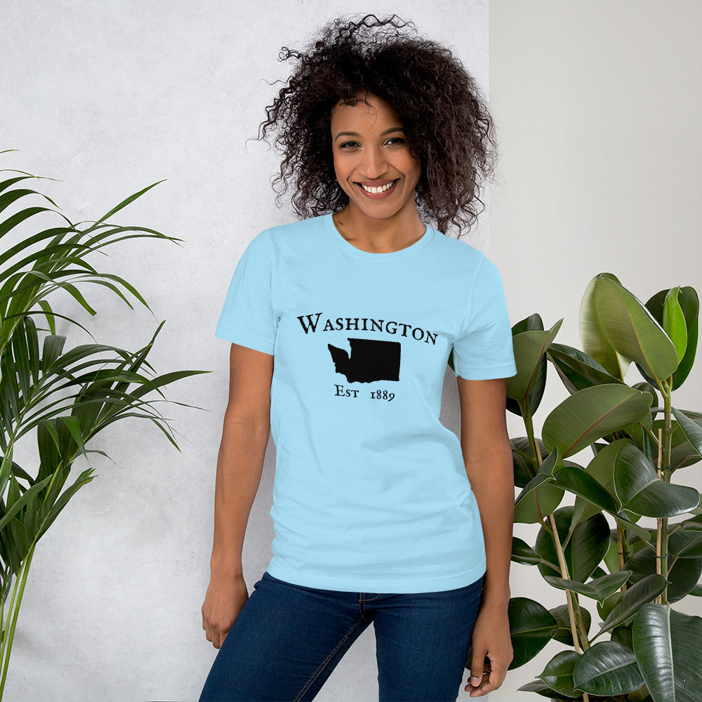 "Washington Established In 1889" T-Shirt - Weave Got Gifts - Unique Gifts You Won’t Find Anywhere Else!