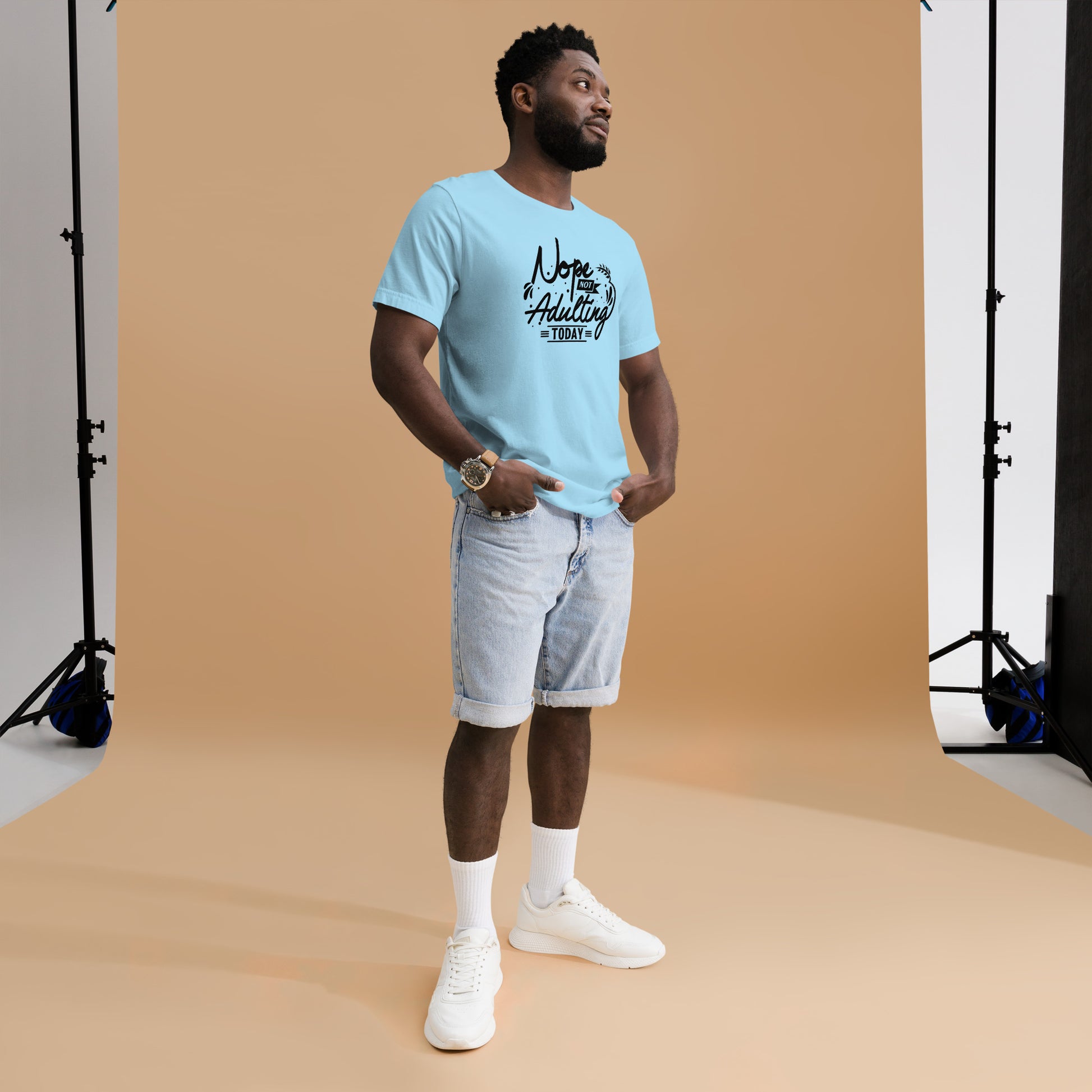 Adulting gag gift t-shirt with funny message
