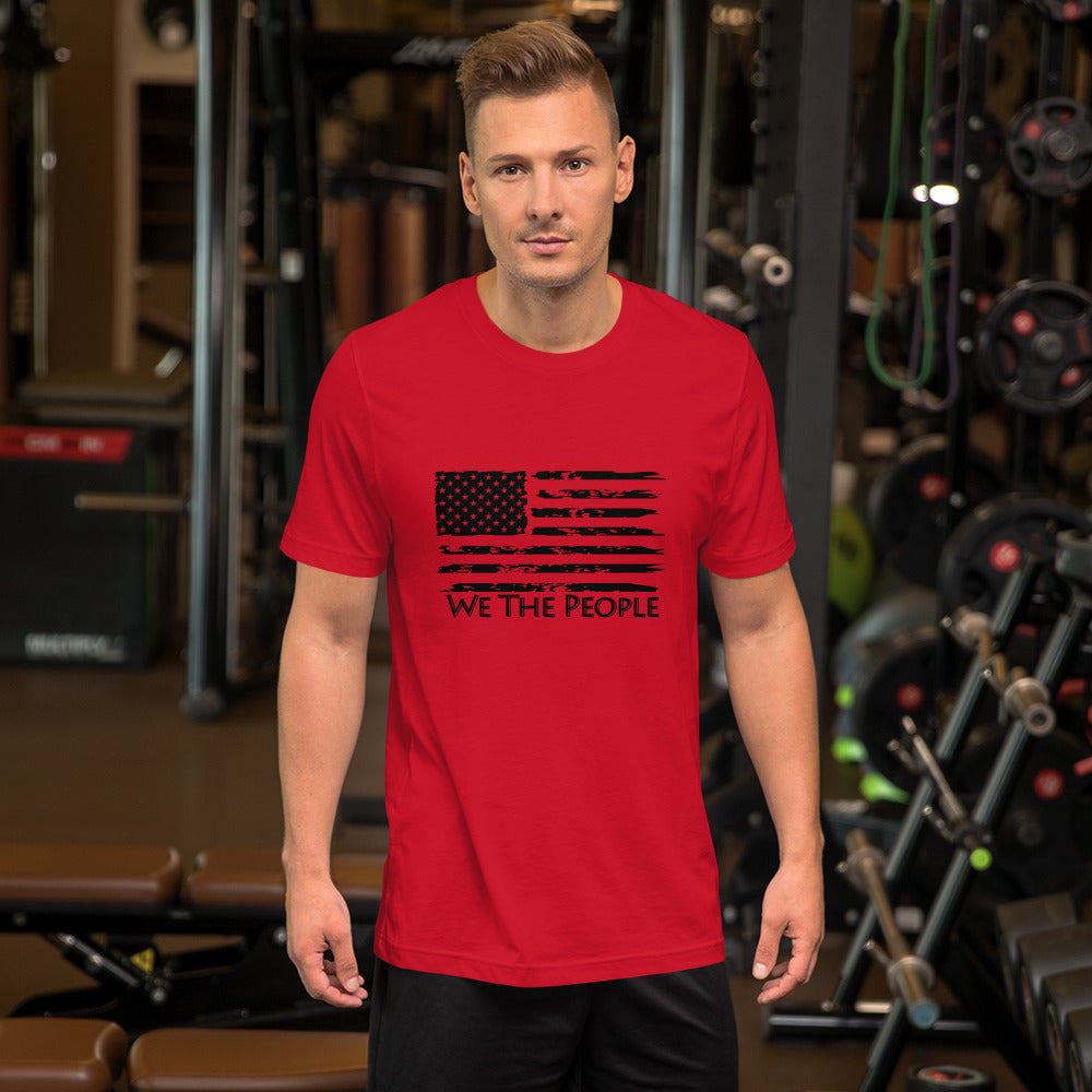 Patriotic "We The People" t-shirt in 100% ring-spun cotton