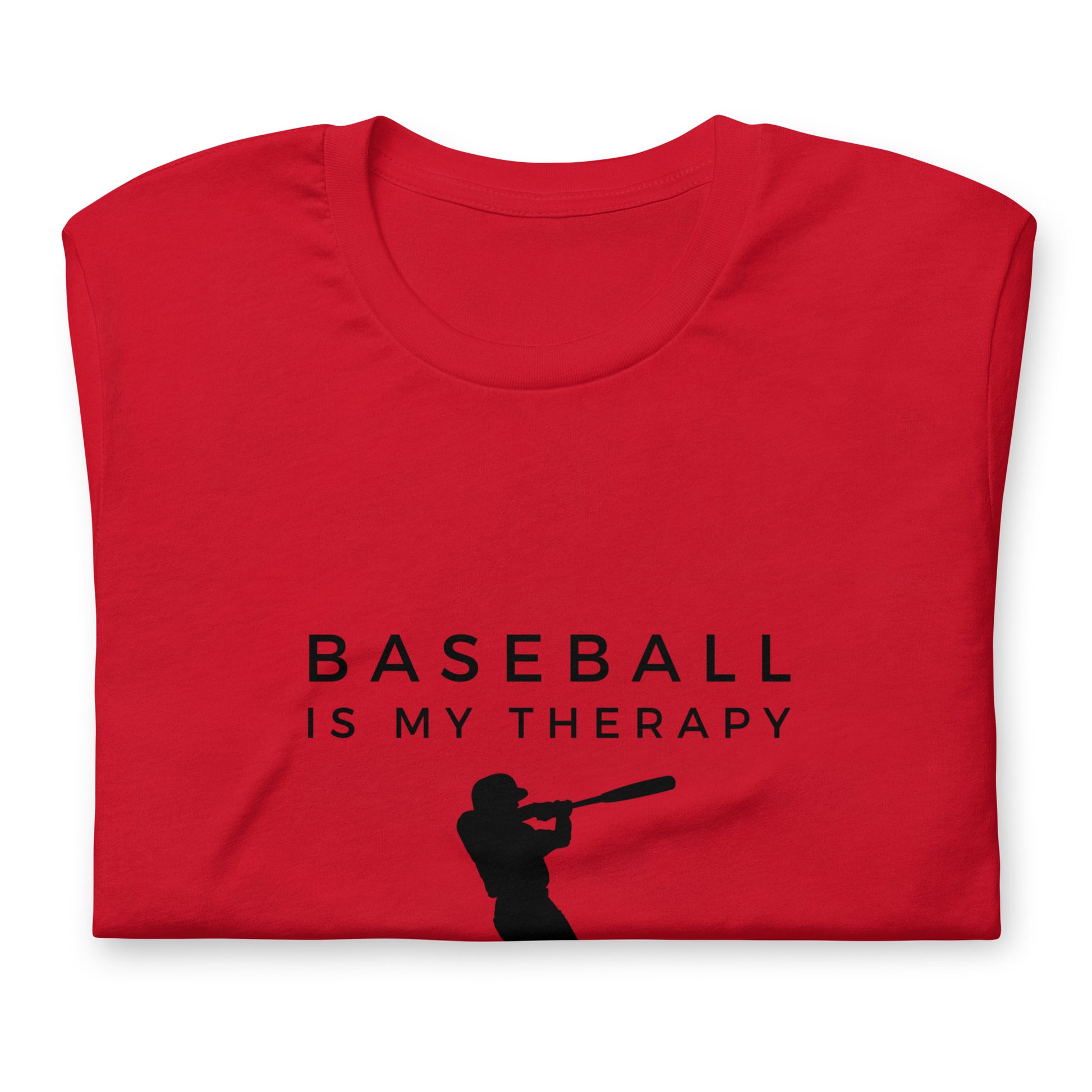 Comfortable baseball therapy t-shirt with graphic

