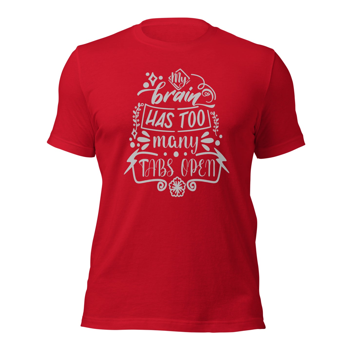Unisex nerdy t-shirt with durable stitching and side-seamed design
