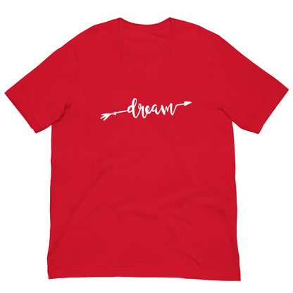 Comfortable cotton t-shirt for women with dream graphic
