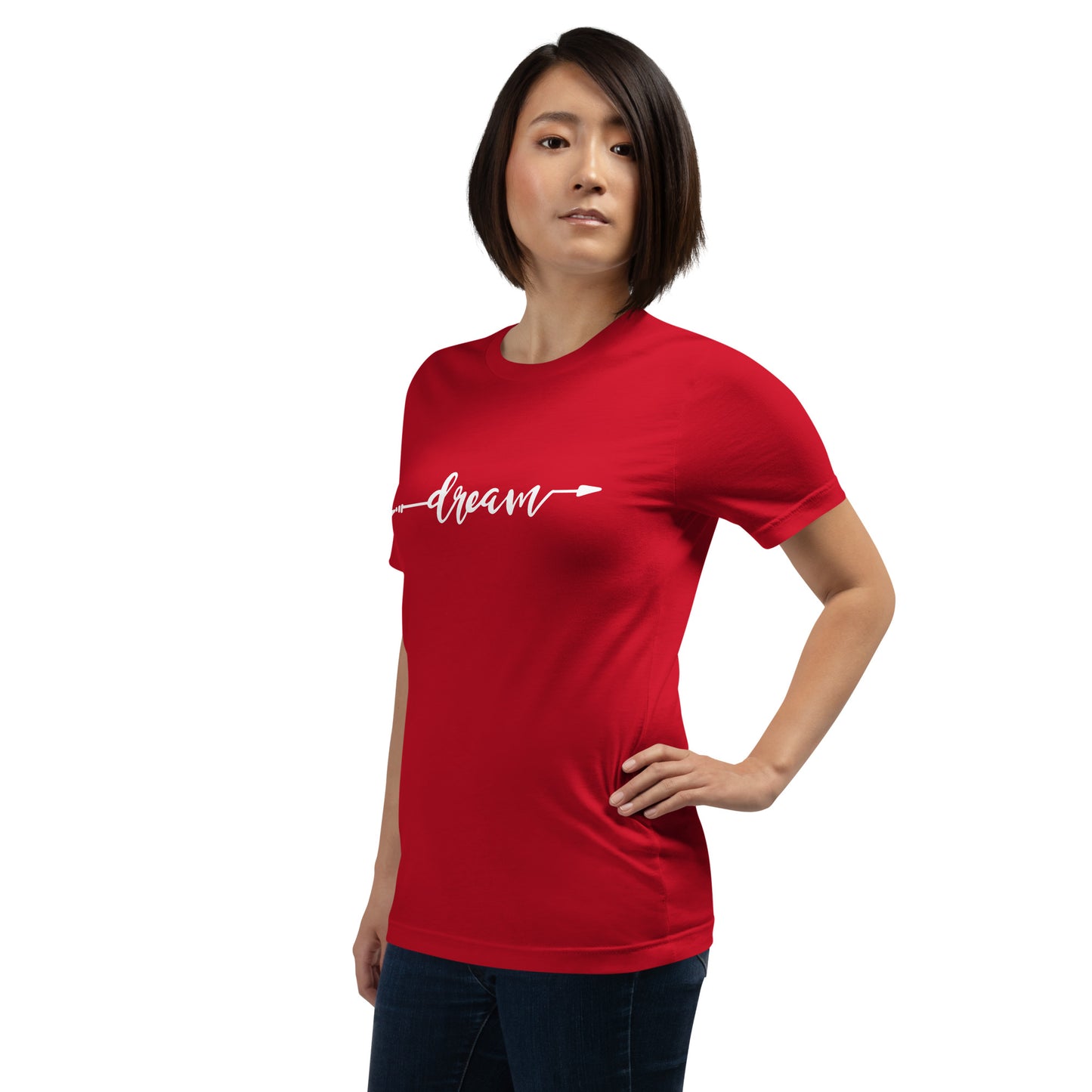 Inspirational t-shirt for women with soft cotton fabric

