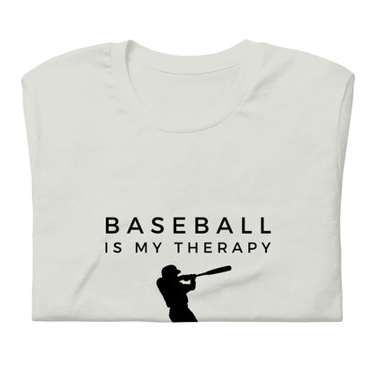"Baseball Is My Therapy" T-Shirt - Weave Got Gifts - Unique Gifts You Won’t Find Anywhere Else!