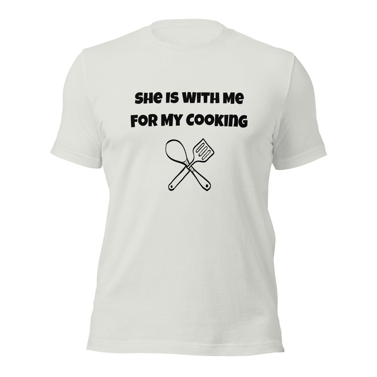 Cooking-themed t-shirt for men with funny text
