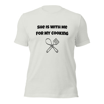 Cooking-themed t-shirt for men with funny text
