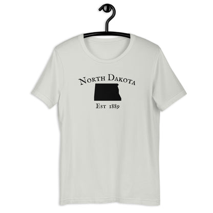 "North Dakota Established In 1889" T-Shirt - Weave Got Gifts - Unique Gifts You Won’t Find Anywhere Else!