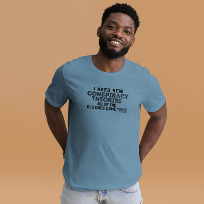 Soft cotton conspiracy shirt for everyday wear
