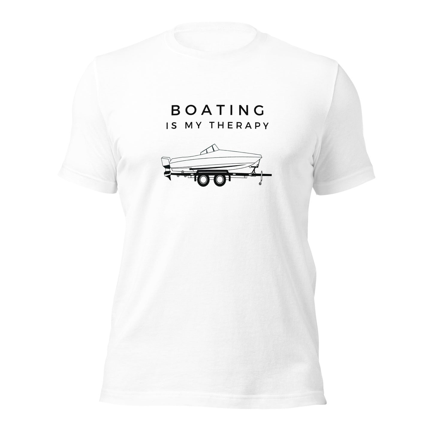 "Boating Is My Therapy" T-Shirt - Weave Got Gifts - Unique Gifts You Won’t Find Anywhere Else!