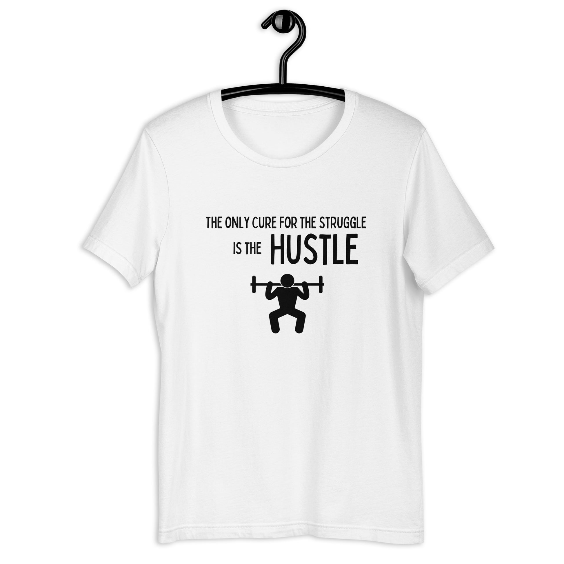 Motivational hustle shirt for entrepreneurs and gym lovers
