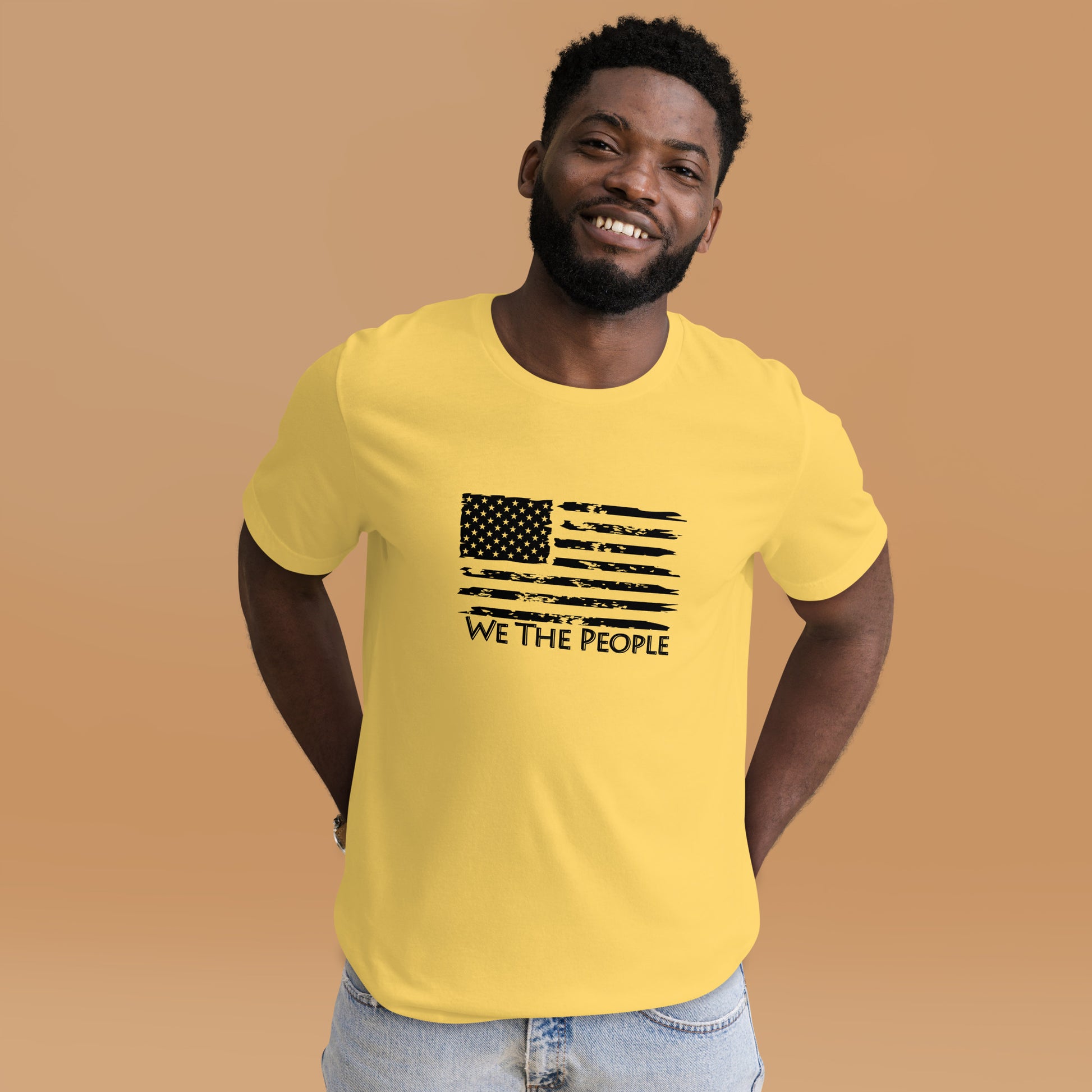 “We The People” Rustic American Flag T-Shirt - Weave Got Gifts - Unique Gifts You Won’t Find Anywhere Else!