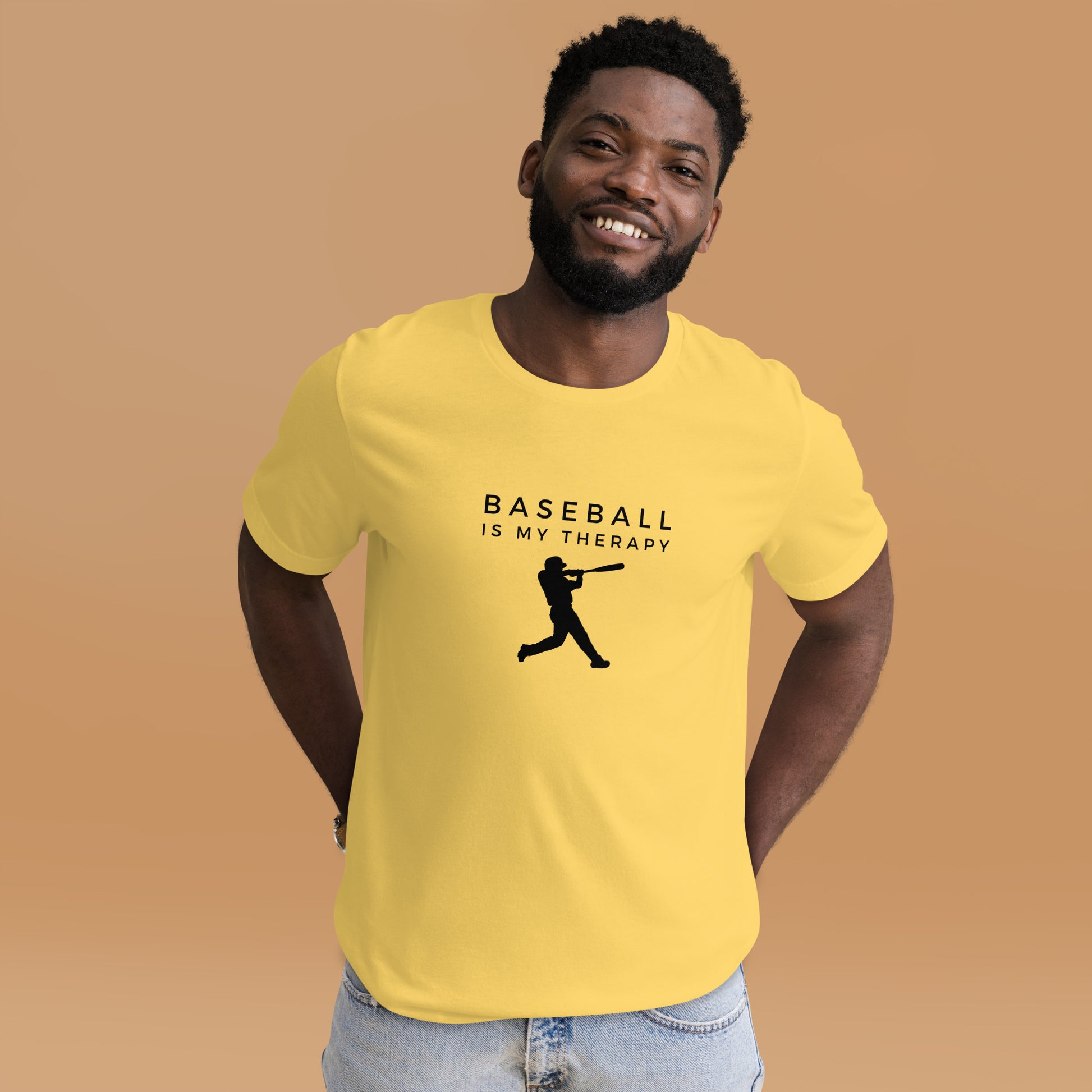 "Baseball Is My Therapy" T-Shirt - Weave Got Gifts - Unique Gifts You Won’t Find Anywhere Else!