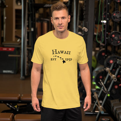 "Hawaii Established In 1959" T-Shirt - Weave Got Gifts - Unique Gifts You Won’t Find Anywhere Else!