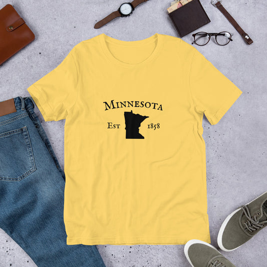 "Minnesota Established In 1858" T-Shirt - Weave Got Gifts - Unique Gifts You Won’t Find Anywhere Else!