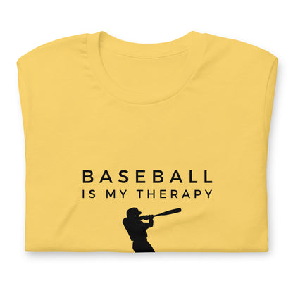 "Baseball Is My Therapy" T-Shirt - Weave Got Gifts - Unique Gifts You Won’t Find Anywhere Else!