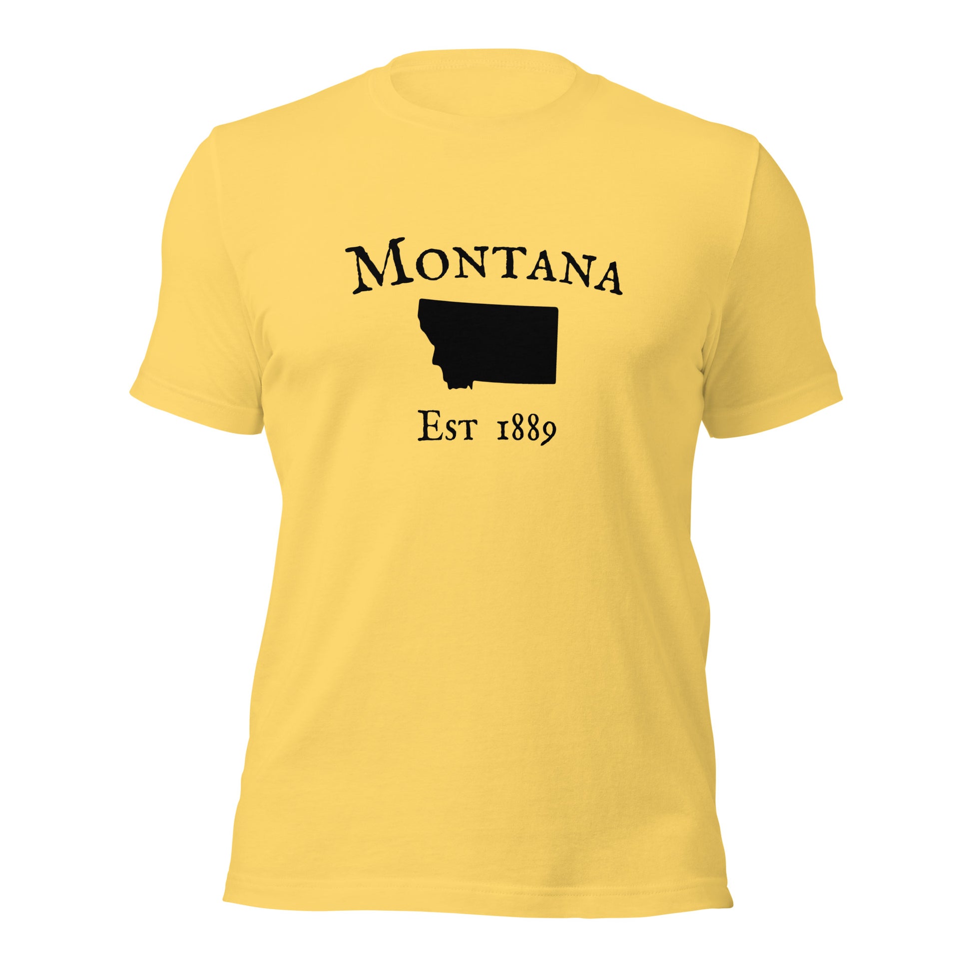 Montana state t-shirt featuring classic graphic details
