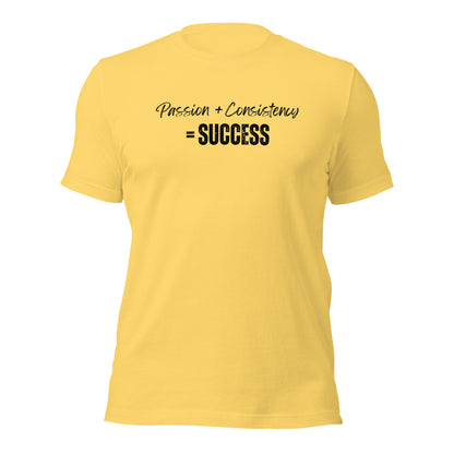 "Passion + Consistency = Success" T-Shirt - Weave Got Gifts - Unique Gifts You Won’t Find Anywhere Else!