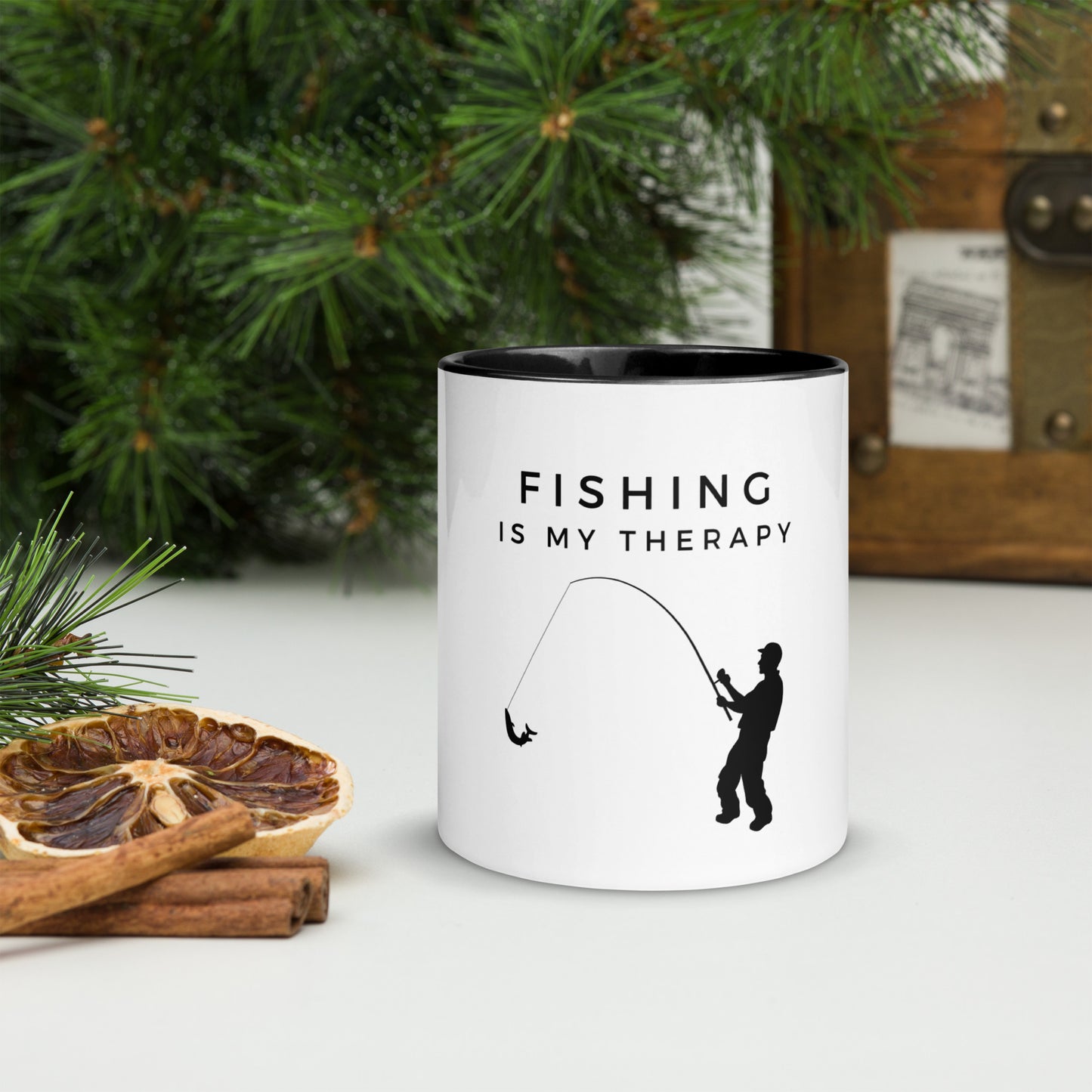 "Fishing Is My Therapy" Coffee Mug - Weave Got Gifts - Unique Gifts You Won’t Find Anywhere Else!