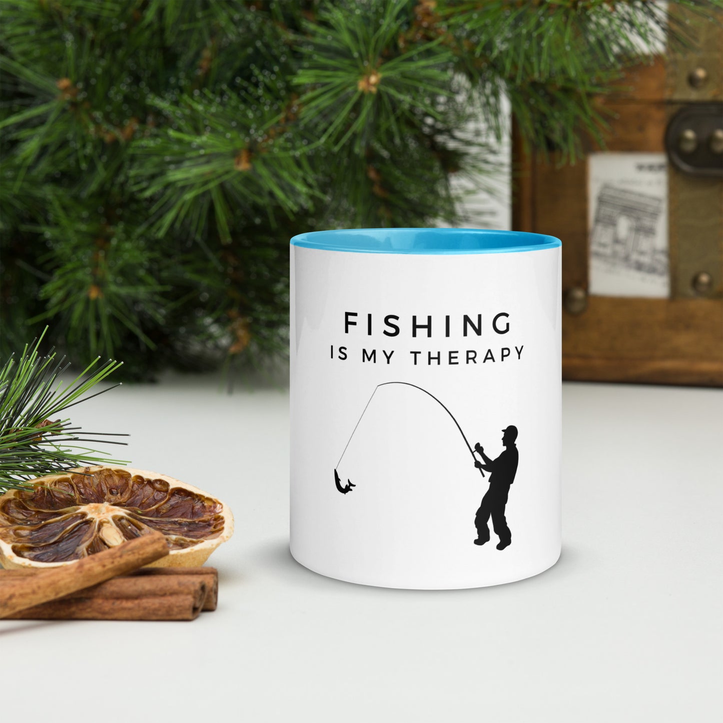 "Fishing Is My Therapy" Coffee Mug - Weave Got Gifts - Unique Gifts You Won’t Find Anywhere Else!