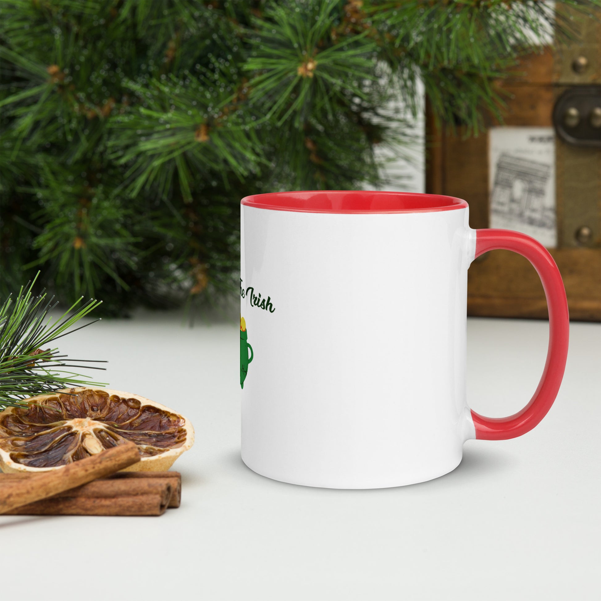 Eco-friendly Irish coffee mug with vibrant colors