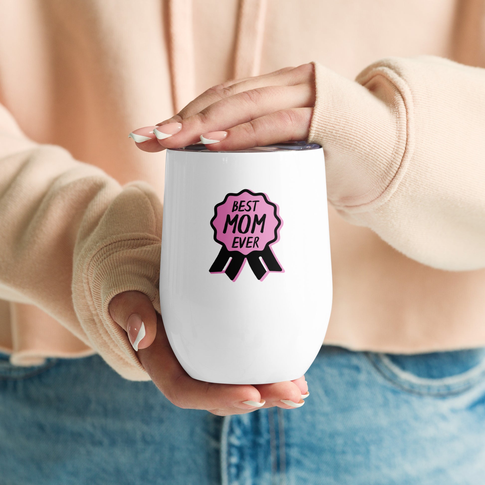 "Best Mom Ever" Wine tumbler - Weave Got Gifts - Unique Gifts You Won’t Find Anywhere Else!