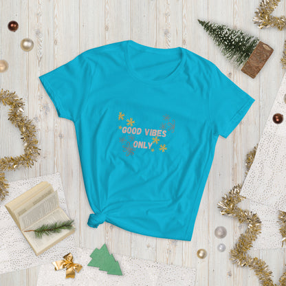 "Good Vibes Only" Women's T-Shirt - Weave Got Gifts - Unique Gifts You Won’t Find Anywhere Else!