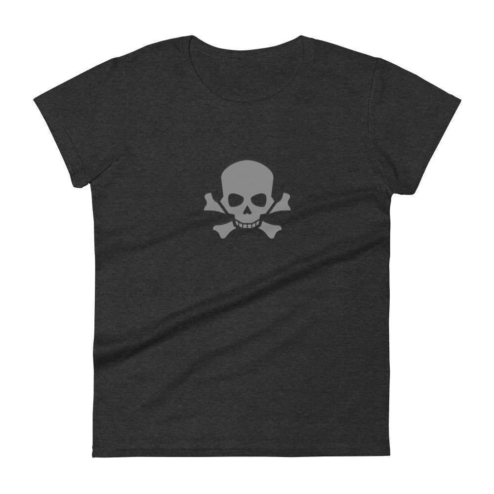 Skull and crossbones t-shirt for bold women
