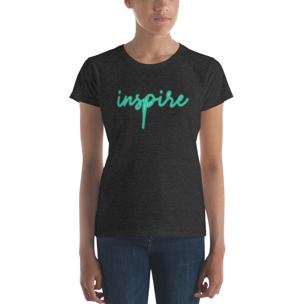 Glow in the dark Inspire t-shirt for women
