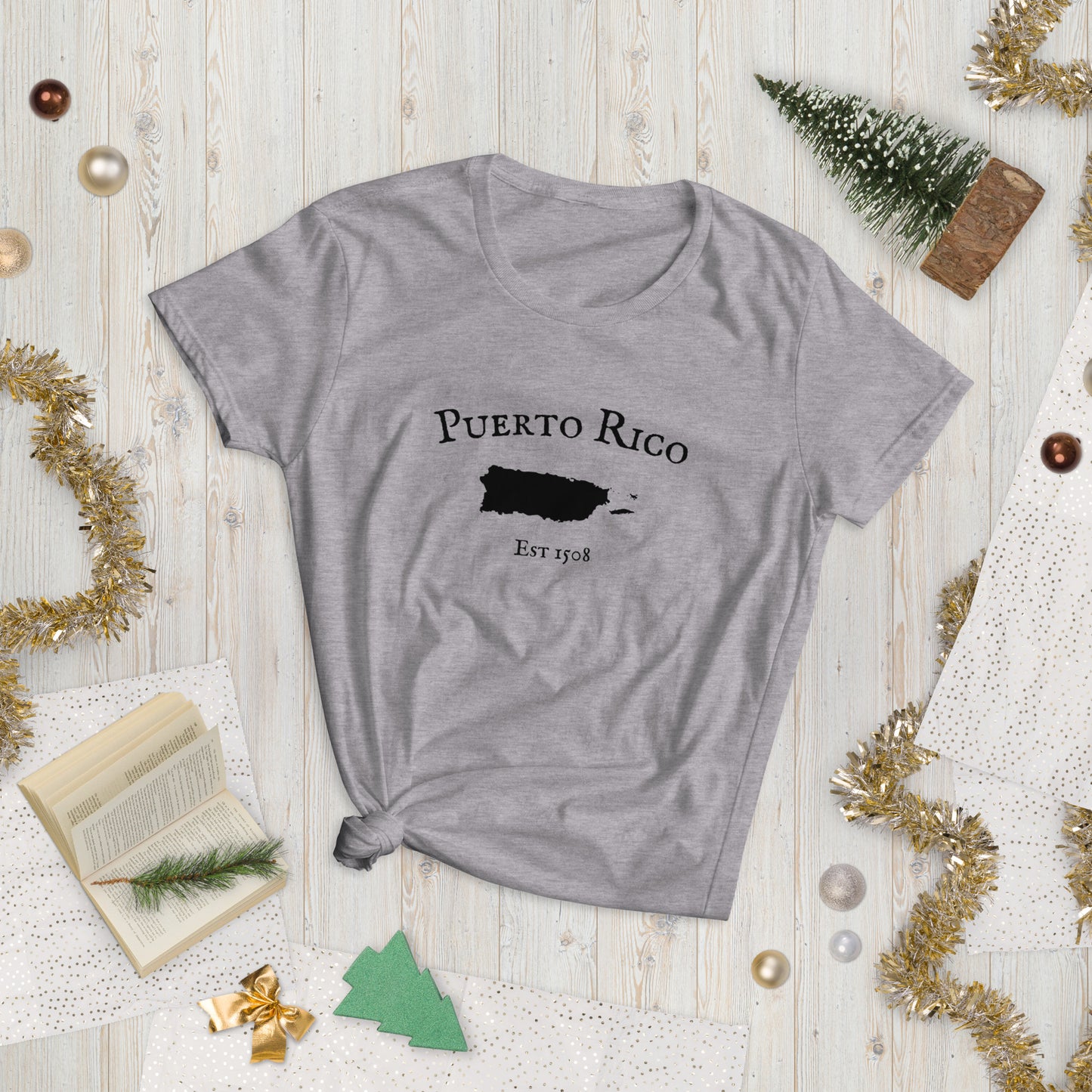 100% combed ringspun cotton Puerto Rico shirt.