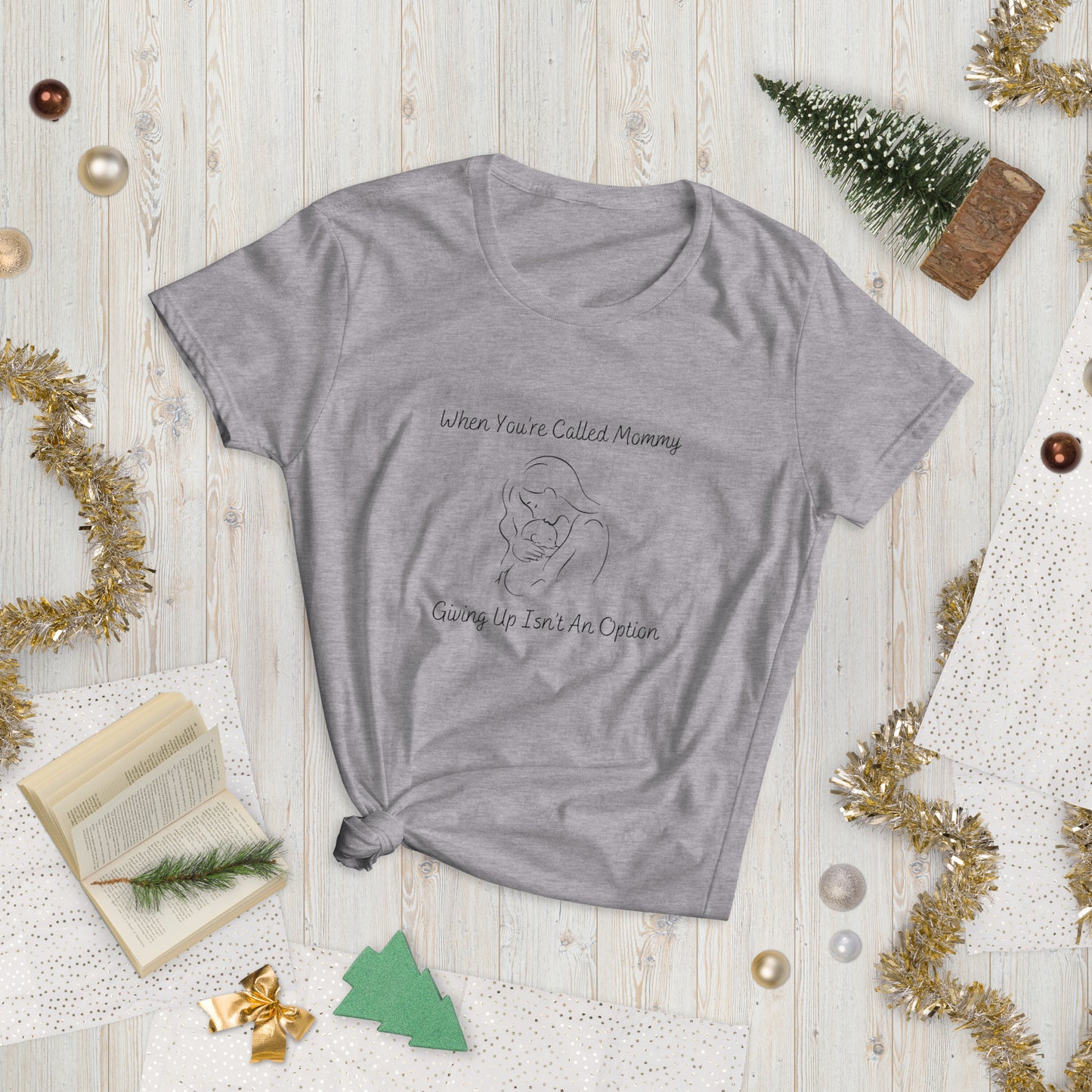 Ain’t no hood like motherhood shirt with motivational text
