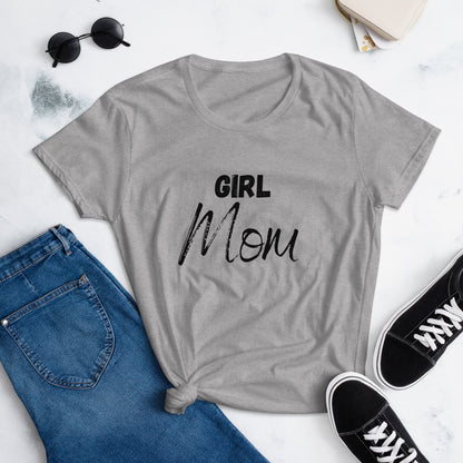 Girl Mom t-shirt with semi-contoured silhouette
