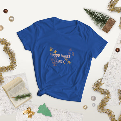 "Good Vibes Only" Women's T-Shirt - Weave Got Gifts - Unique Gifts You Won’t Find Anywhere Else!