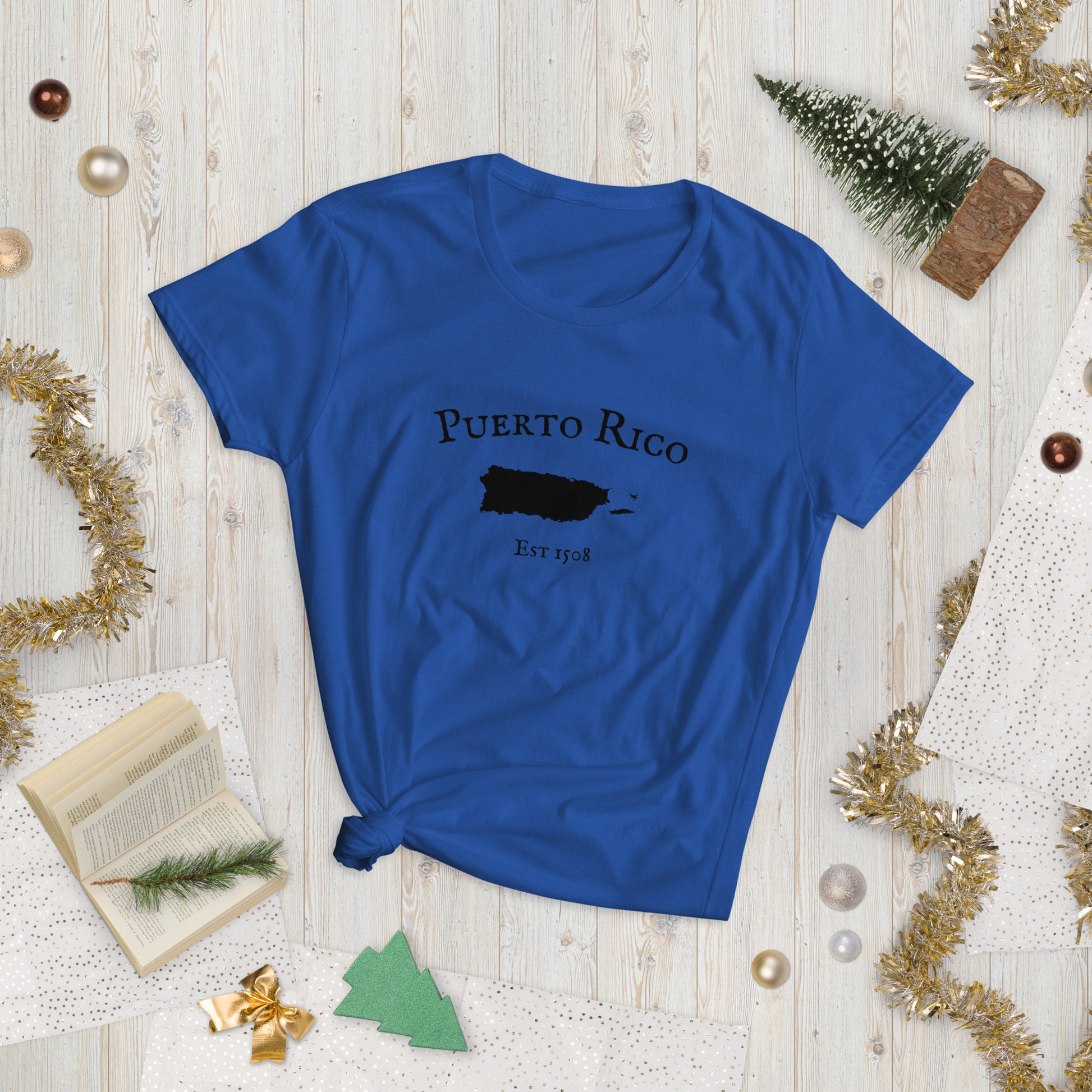 Puerto Rican women's t-shirt with heritage graphic
