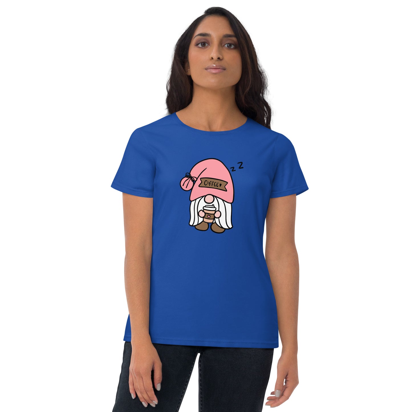 "Gnome With Coffee" Women’s T-Shirt - Weave Got Gifts - Unique Gifts You Won’t Find Anywhere Else!