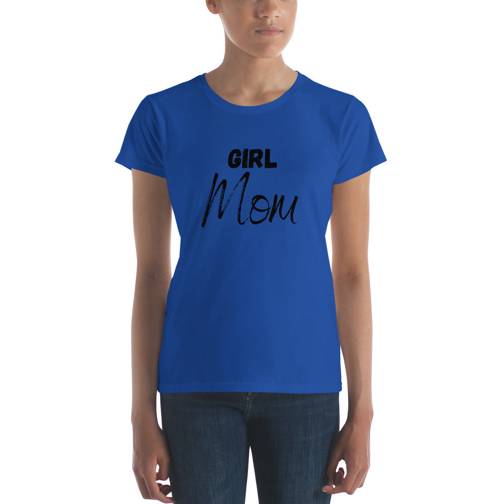 Soft cotton Girl Mom t-shirt for women
