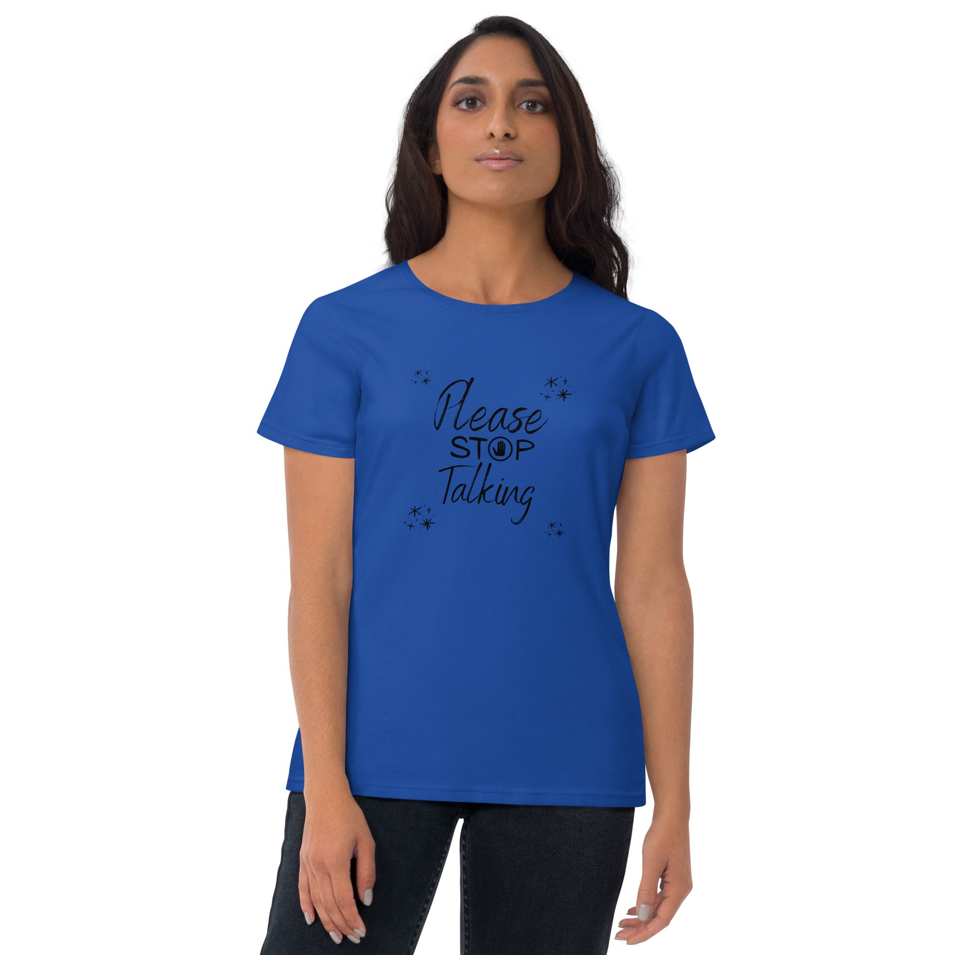"Please Stop Talking" T-Shirt - Weave Got Gifts - Unique Gifts You Won’t Find Anywhere Else!