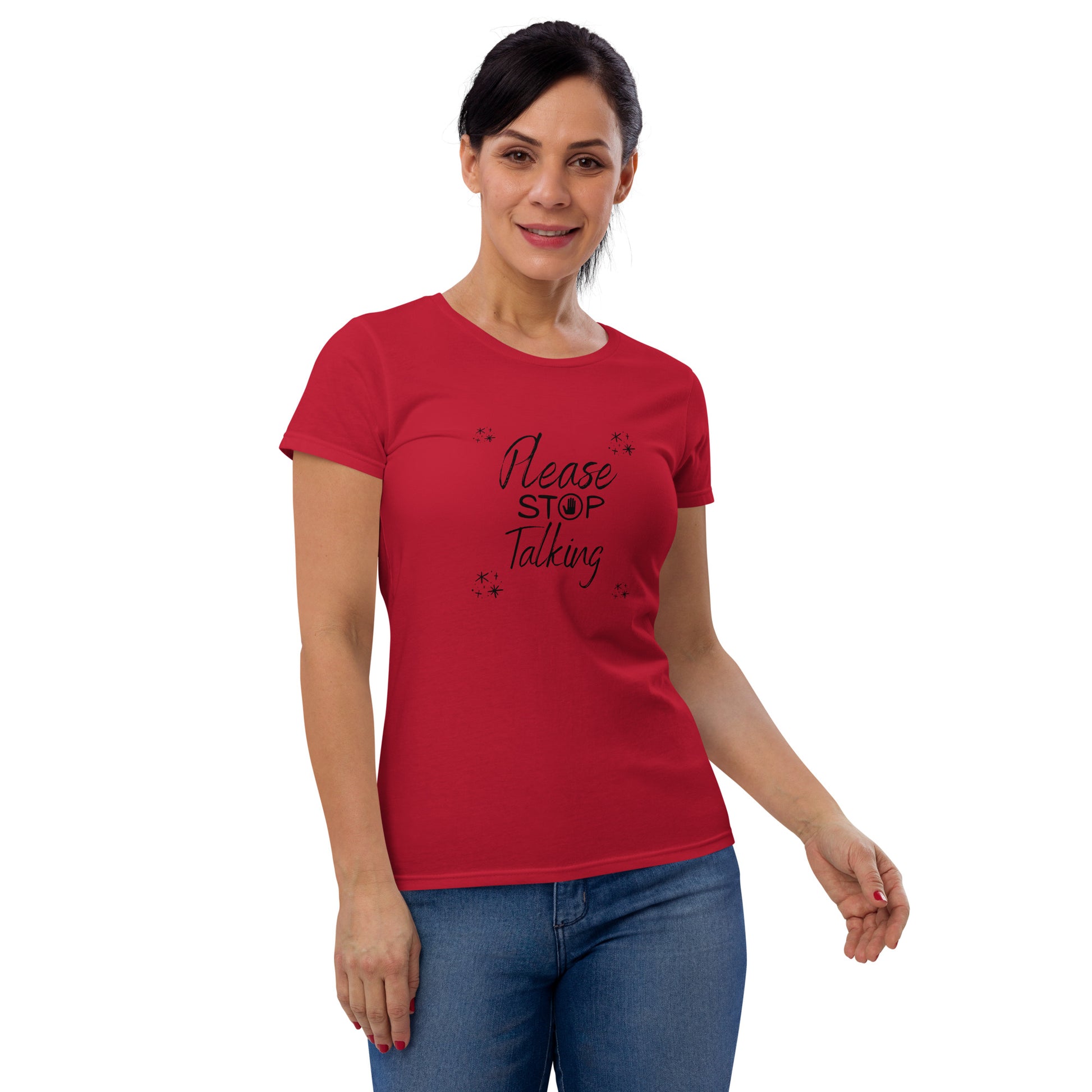 "Please Stop Talking" T-Shirt - Weave Got Gifts - Unique Gifts You Won’t Find Anywhere Else!