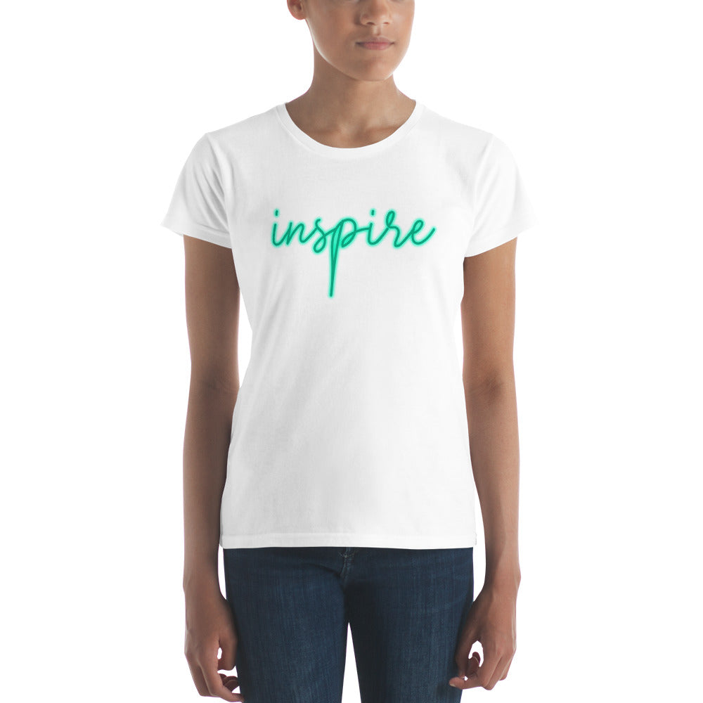 Neon glow t-shirt for women – Inspire design
