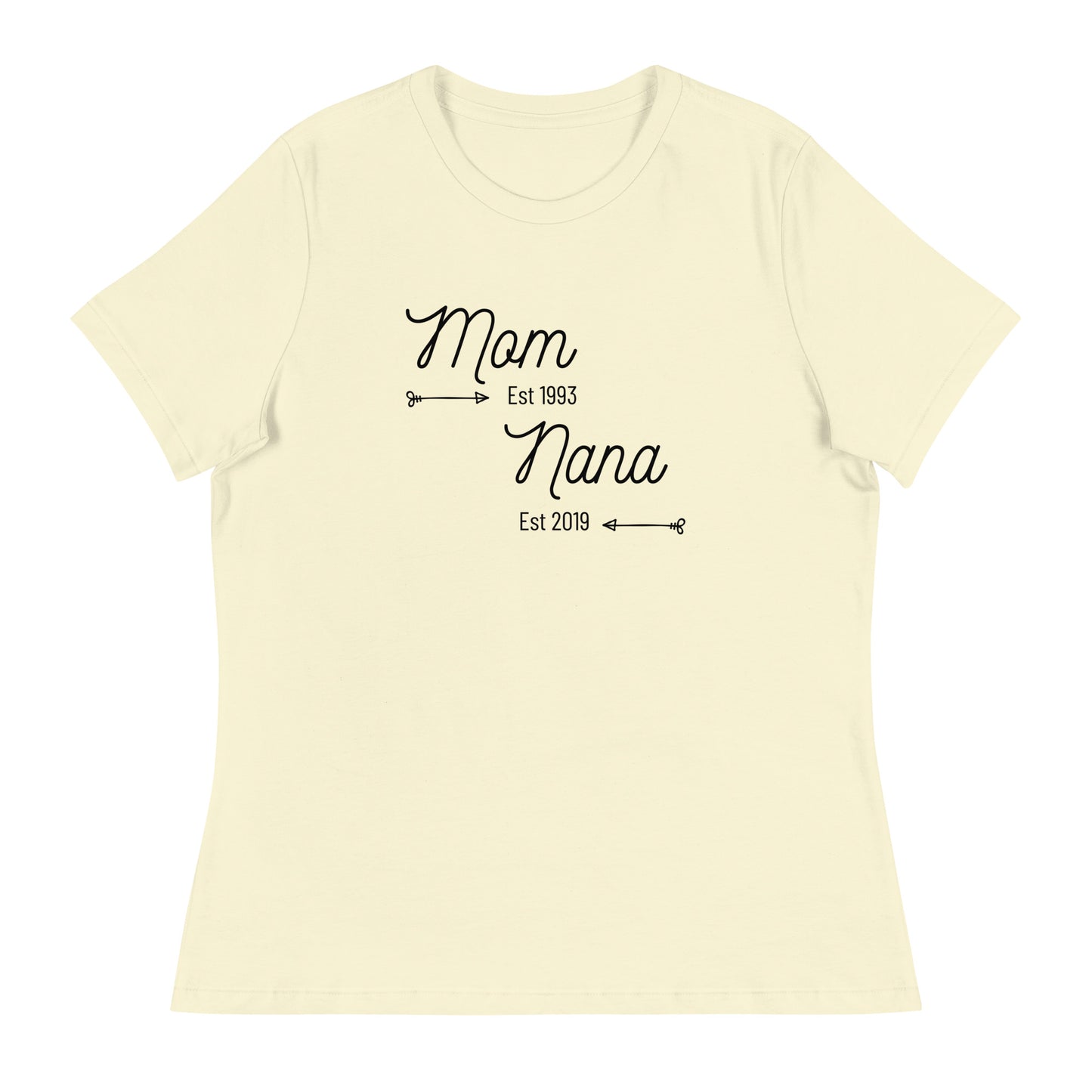 Sentimental family t-shirt for moms and grandmas
