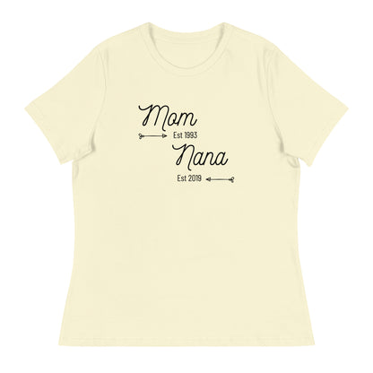 Sentimental family t-shirt for moms and grandmas
