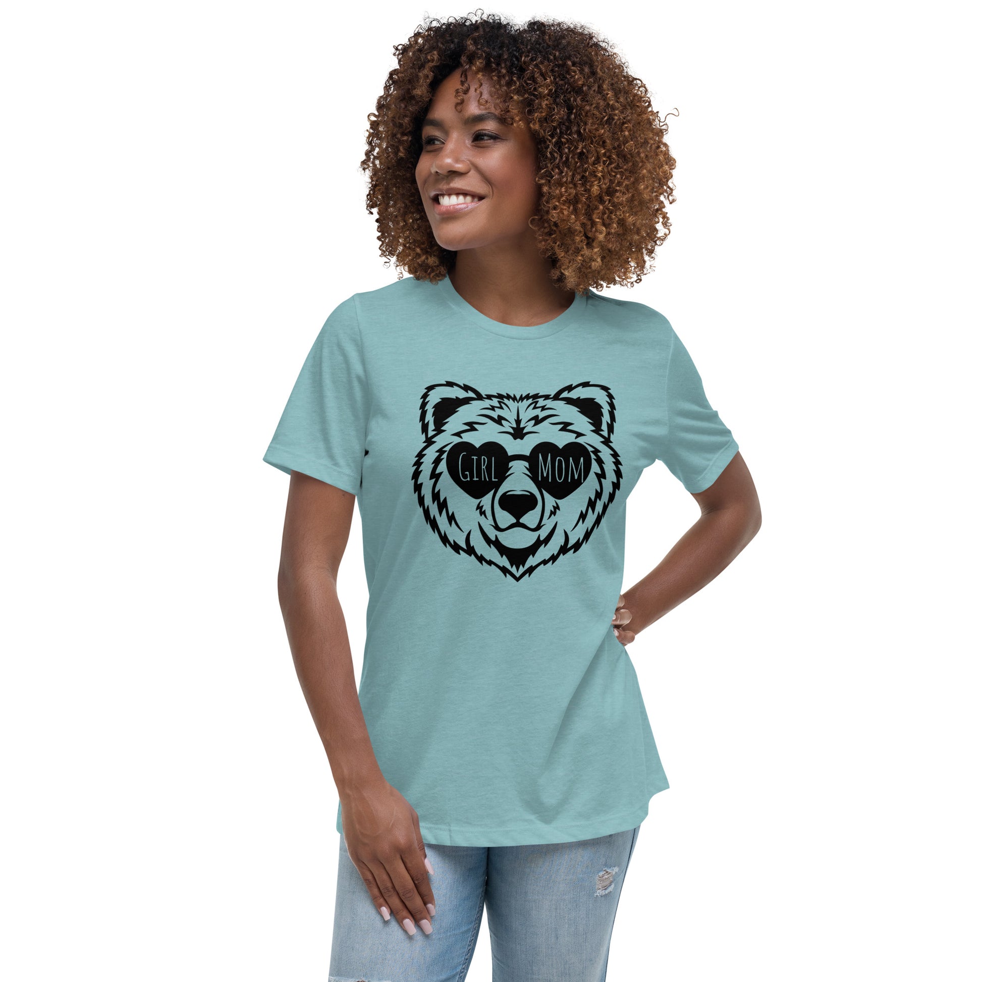 Girl Mom graphic tee for moms of daughters

