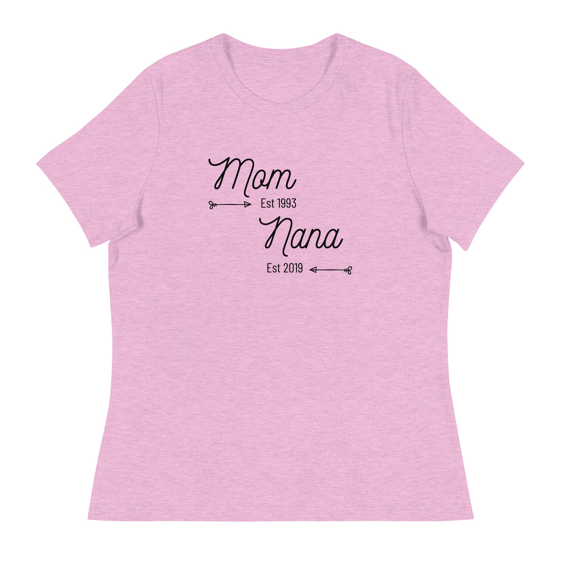 “Mom Est 1993 Nana Est 2019” T-Shirt - Weave Got Gifts - Unique Gifts You Won’t Find Anywhere Else!